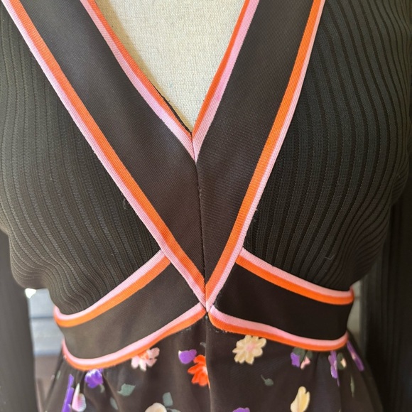 VTG 60s 70s Domino Fashions Floral Maxi Dress | Babydoll | Boho Hippie Medium - Picture 4 of 12